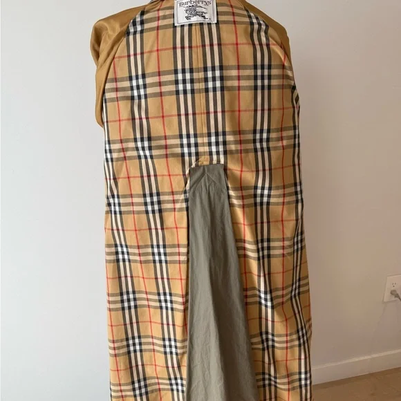 Burberry Olive Double-Breasted Trench Coat - Picture 12 of 16